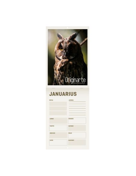 Calendarios revista sin cubierta, formato vertical, A5, 28 páginas, 130 g/m² papel cuché