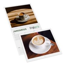 Calendarios revista con cubierta, cuadrado, A4-cuadrado, 24 páginas, 130 g/m² papel cuché