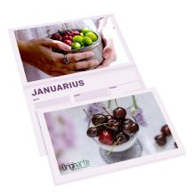 Calendarios revista con cubierta, horizontal, A4, 24 páginas, 130 g/m² papel cuché