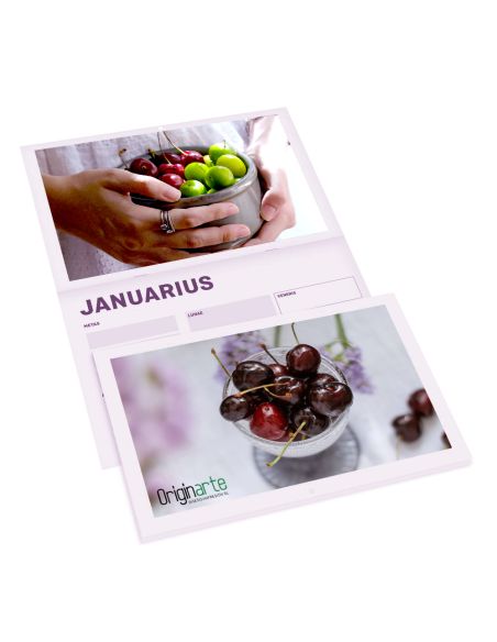 Calendarios revista con cubierta, horizontal, A4, 24 páginas, 130 g/m² papel cuché