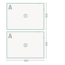 Manteles individ. 45 x 32 cm, colores 4/4, papel cuché de 130 g/m² , no apto para alimentos 2