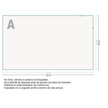 Manteles de papel para bandejas, A3, colores 4/0, papel cuché 130 g/m² 2