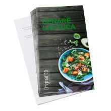 Folded menus, DL, formato vertical, 4 pág., papel cuché 250 g/m² brillante