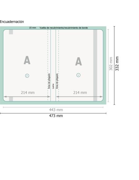 Premium notebooks DIN-A4, 192 páginas, colores 4/0, cubierta: papel cuché 150 g/m²
