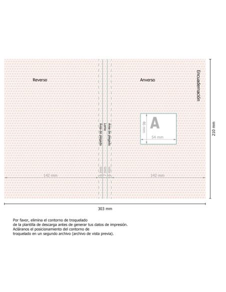 Cuadernos A5, Borde coloreado: azul, col.4/0, Papel natural de 250 g/m² ,negro