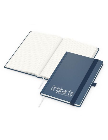 Cuadernos de notas Organic, A5, papel reciclado 90 g/m², azul oscuro