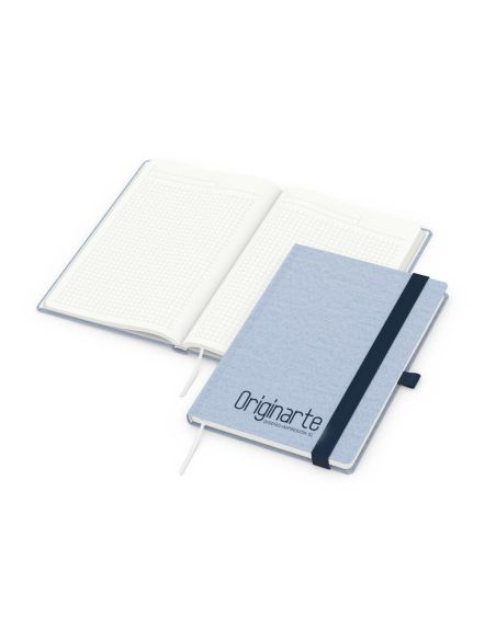 Cuadernos de notas Ocean, A5, papel reciclado 90 g/m², azul