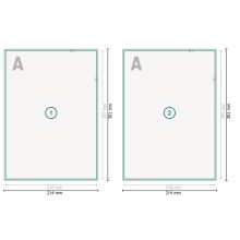 Papel de cartas, A4, colores 4/4, aptos láser, papel offset de 80 g/m² 2