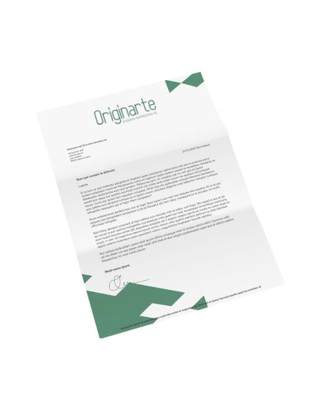 Papel carta impreso a una cara, 21 x 20 colores esp.apto láser, láser-offset de 80 g/m²