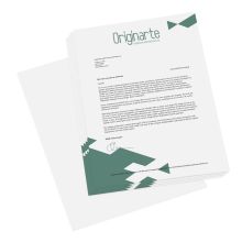 Papel carta impreso a una cara, colores especiales aptos láser, láser-offset de 80 g/m² , A4