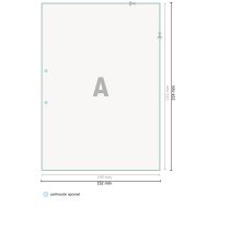 Papel carta impreso a una cara, colores especiales aptos láser, láser-offset de 80 g/m² , A5 2