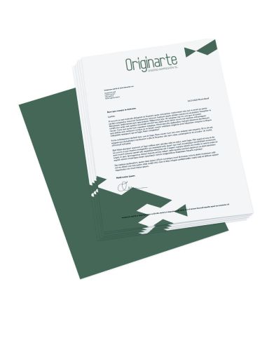 Papel carta impreso a ambas caras, 21 x 20 colores esp.apto láser, láser-offset de 80 g/m²
