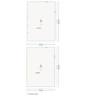 Papel carta impreso a ambas caras, 2-sided, laser-suitable, láser-offset de 80 g/m² , A4 2