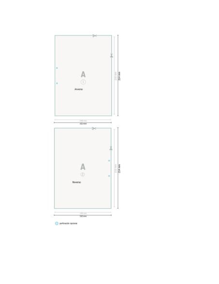 Papel carta impreso a una cara, 2-sided, laser-suitable, láser-offset de 80 g/m² , A5