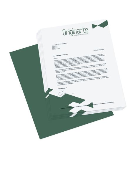 Papel carta impreso a una cara, 2-sided, laser-suitable, láser-offset de 80 g/m² , A6