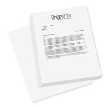 Papel de cartas, A4, colores 4/0, aptos láser, papel offset de 80 g/m²