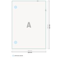 Papel de cartas, A6, colores 4/0, aptos láser, papel offset de 80 g/m² 2