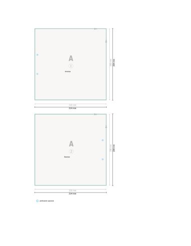Papel de cartas, 21 x 20 cm, colores 4/4, aptos láser, papel offset de 80 g/m²