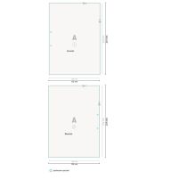 Papel de cartas, A5, colores 4/4, aptos láser, papel offset de 80 g/m² 2
