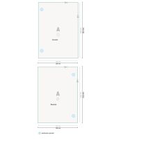 Papel de cartas, A6, colores 4/4, aptos láser, papel offset de 80 g/m² 2