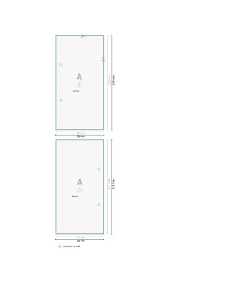 Cartas breve,impresión digital, colores 4/4, aptos láser, papel offset de 80 g/m²