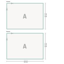 Calendarios dos caras, A3, 29,7 x 42 cm, colores 4/4, papel cuché de 130 g/m² 2