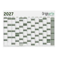 Planificadores anuales de pared, 4/0, A0, 118,9 x 84,1cm, papel cuché de 100 g/m²
