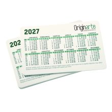 Calendario de bolsillo 8,5 × 5,5 cm personalizado 2027