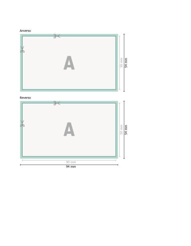 Calendarios de bolsillo, 9 x 5 cm colores 4/4, papel cuché de 400 g/m²