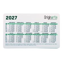 Calendario de bolsillo 9 × 5 cm personalizado 2027