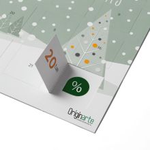 Calendario de adviento con cupones, 4/4 21x29,7cm 300 g/m² papel fotográfico 2
