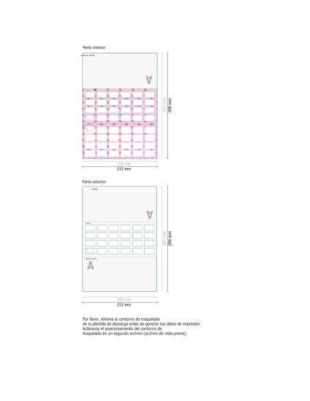 Calendario de adviento tarjetas plegables, DL, formato horizontal, 4 páginas 300 g/m² papel fotográfico 4 páginas