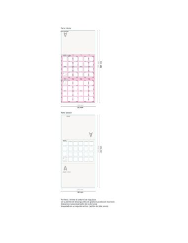 Calendario de adviento tarjetas plegables A6, formato horizontal, 4 páginas 300 g/m² papel fotográfico 4 páginas