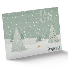 Calendario de adviento tarjetas postales A6, horizontal 300 g/m² papel fotográfico