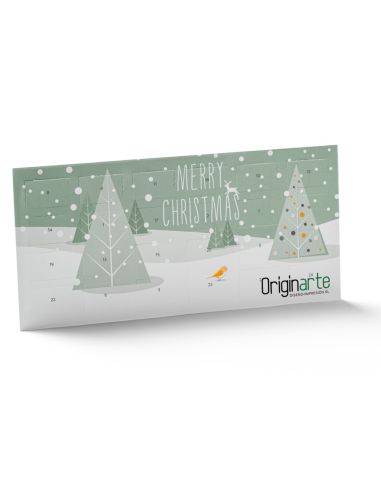 Calendario de adviento tarjetas postales, DL, 300 g/m² papel fotográfico