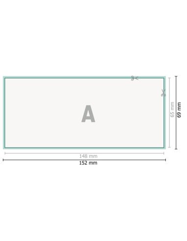 Talonarios en papel autocopia, formato horizontal, 2 hojas, individual 6,5 x 14,8 cm, 4/0, 80 g/m² + 80 g/m² papel SD