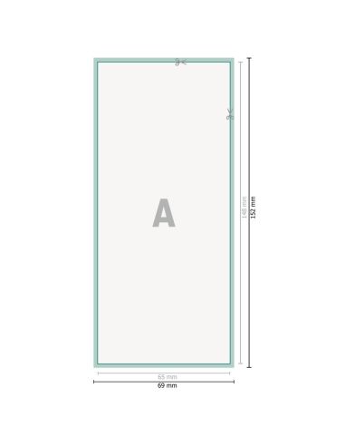 Talonarios en papel autocopia, formato vertical, 2 hojas, individual 6,5 x 14,8 cm, 4/0, 80 g/m² + 80 g/m² papel SD