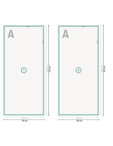 Talonarios en papel autocopia, formato vertical, 2 hojas, individual 6,5 x 14,8 cm, 4/1, 80 g/m² + 80 g/m² papel SD