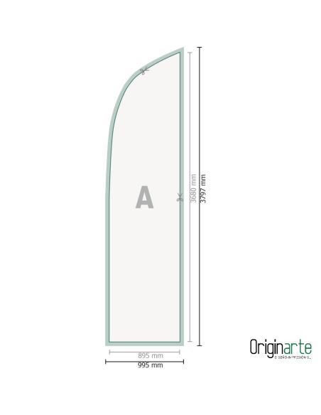 Wingflag XL de recambio: solo la impresión