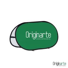 Beachbanner S personalizado con marco flexible, 138 × 70 cm