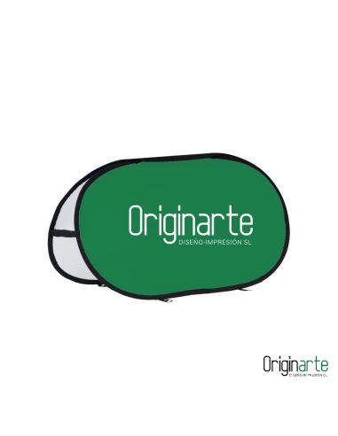 Beachbanner S personalizado con marco flexible, 138 × 70 cm