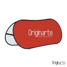 Beachbanner L personalizado con marco flexible, 258 × 100 cm