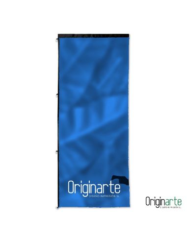 Banderola para mástil con brazo saliente de 120 × 400 cm