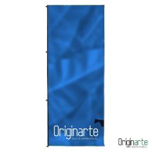 Banderola para mástil sin brazo saliente de 120 × 400 cm