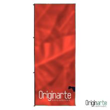 Banderola para mástil sin brazo saliente de 150 × 350 cm