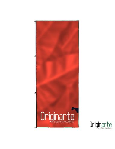 Banderola para mástil sin brazo saliente de 150 × 350 cm