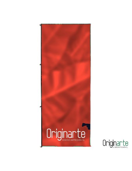 Banderola para mástil sin brazo saliente de 150 × 350 cm