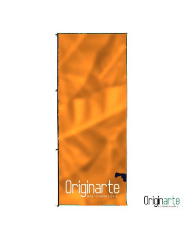 Banderola para mástil sin brazo saliente de 150 × 400 cm