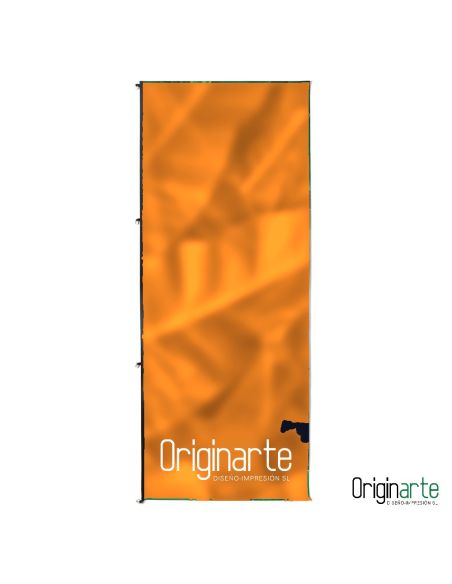 Banderola para mástil sin brazo saliente de 150 × 400 cm