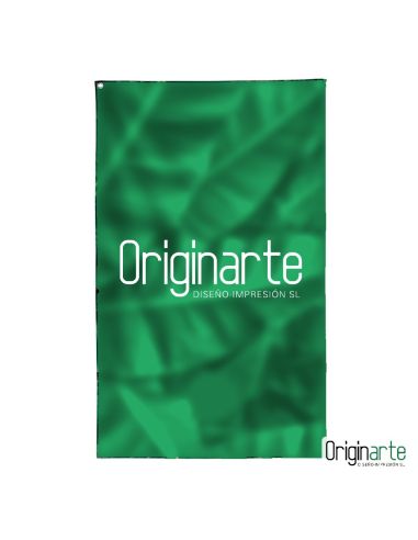 Bandera publicitaria personalizada de 150 × 90 cm con ojales